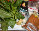 畑の恵みで作り置きおかず...バジル味噌作り方1写真