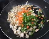 ＊ポーチドエッグの野菜あんかけ＊作り方4写真
