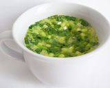 電子レンジで　青ねぎのマグカップ茶碗蒸し作り方4写真