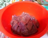 レバニラ トマト入り作り方1写真