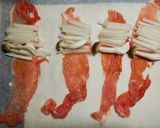 簡単！節約！豚肉の大根巻き・味噌風味作り方2写真