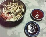 きのことウインナーのナポリタン作り方6写真