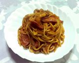 きのことウインナーのナポリタン作り方11写真