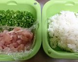 冷や飯活用★子供大好き【チキンライス】♪作り方1写真