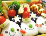簡単☆三角おにぎりｸﾝのXmasキャラ弁作り方4写真