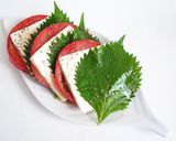 大葉と塩豆腐とトマトのカプレーゼ作り方4写真