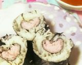デコそうめん寿司❗(ハートのつもり♥)作り方8写真