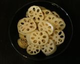 天然だしパックで作る 蓮根の煮物作り方2写真