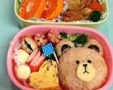キャラ弁♡ラインのブラウン弁当!簡単☆作り方4写真