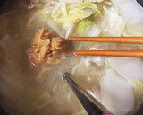 簡単♪鍋の翌日残り物ですいとん❃作り方4写真