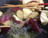 【作り置き】簡単！フライパンで大学いも作り方2写真