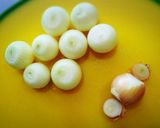 ハンバーグ付け合わせ④ペコロスの蒸し煮作り方1写真
