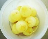 ハンバーグ付け合わせ④ペコロスの蒸し煮作り方3写真