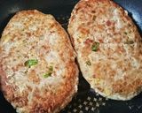 デカッ！かさ増しれんこんハンバーグ♪作り方16写真