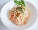 豪快に丸ごとトマトを炊き込む　トマトご飯作り方6写真