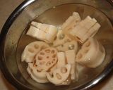 ほっこり♪鶏レンコンごま味噌煮作り方1写真