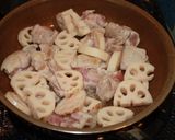 ほっこり♪鶏レンコンごま味噌煮作り方3写真