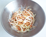 にんじんとたまねぎのシンプルかき揚げ作り方3写真