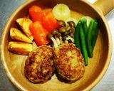 寒い冬には!あつあつ煮込みハンバーグ☺作り方11写真