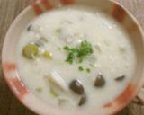 美味しく腸活♪ 押麦のヨーグルトスープ作り方8写真