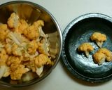 お弁当に。カリフラワーのカレー粉揚げ作り方1写真