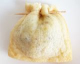 ヘルシー豆尽くし　黒豆と納豆の巾着煮作り方5写真