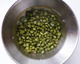 秘伝豆(青大豆)のひたし豆　枝豆風作り方1写真