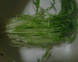 「水菜の黒豚巻」‥すき焼き味作り方1写真