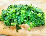 ジャコと大根菜の炒め煮作り方1写真