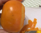 種有り柿の皮むき〜(o˘◡˘o)♡作り方4写真