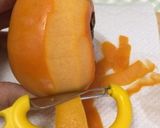 種有り柿の皮むき〜(o˘◡˘o)♡作り方5写真
