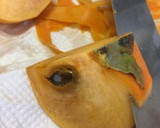 種有り柿の皮むき〜(o˘◡˘o)♡作り方12写真