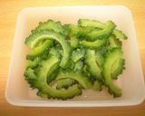 ゴーヤ納豆♪作り方2写真