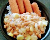 納豆ウインナーごはん♬時短丼♥簡単朝食作り方7写真