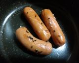 納豆ウインナーごはん♬時短丼♥簡単朝食作り方4写真