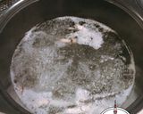 白菜味噌スープ(배추된장국)作り方2写真