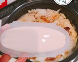 白菜味噌スープ(배추된장국)作り方8写真