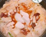 白菜味噌スープ(배추된장국)作り方9写真