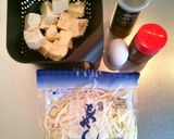 カレー味の豆腐チャンプル作り方1写真