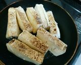 豆腐の挽き肉挟み葱ソースがけ作り方3写真