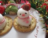 クリスマスに☆手作り雪だるま作り方5写真