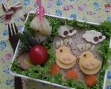 ひよこのお散歩　キャラ弁のかざり作り方3写真