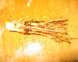 根三つ葉の『根』の甘辛煮作り方1写真