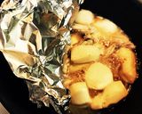 甘辛！鶏手羽なかと里芋のほっこり煮物作り方14写真