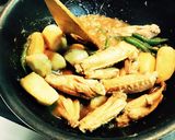 甘辛！鶏手羽なかと里芋のほっこり煮物作り方17写真