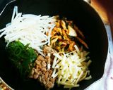 お揚げの納豆キムチーズ焼き作り方2写真