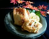 お揚げの納豆キムチーズ焼き作り方3写真