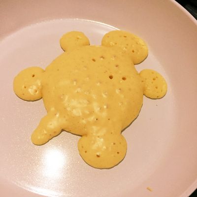 朝食が楽しくなる⭐かめさんのホットケーキ by mew⁂mam 【クックパッド