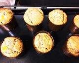 秋味！熟柿とほうじ茶のマフィン作り方9写真