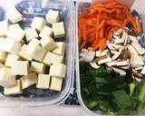 高野豆腐と野菜のたまごとじ作り方1写真